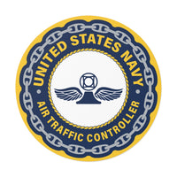Navy Air Traffic Controller (AC) Round Vinyl Stickers