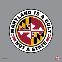 Maryland Is a Cult - Not a State Stickers