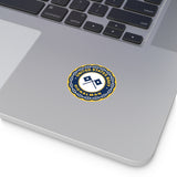 Navy Signalman (SM) Round Vinyl Sticker