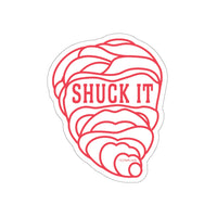 Shuck It Oyster Diecut Sticker
