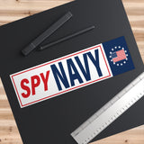 Spy Navy Bumper Stickers