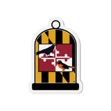 Maryland R&O Birdcage Flag Magnets