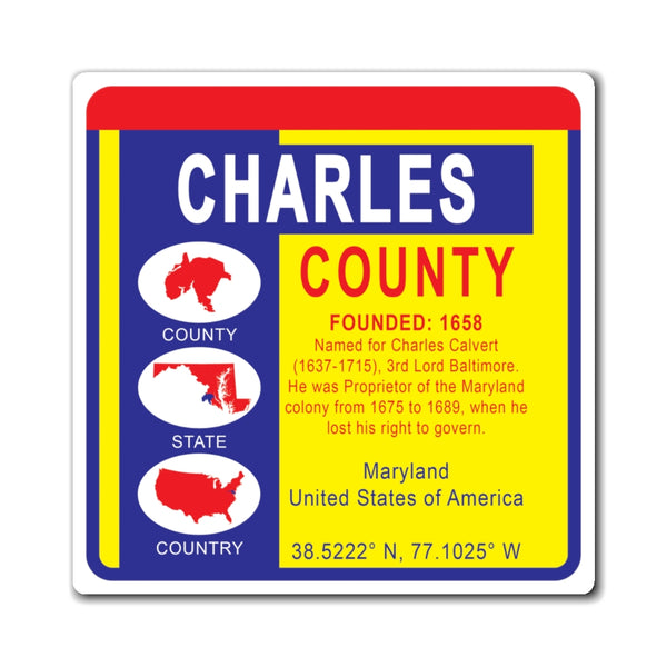 Charles County Maryland OB Magnet 