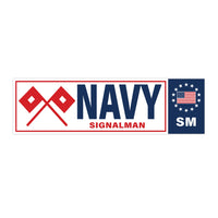 Navy Signalman (SM) Bumper Sticker