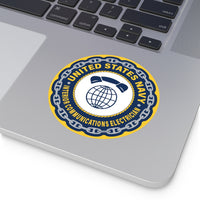Navy Interior Communications Electrician (IC) Round Vinyl Stickers