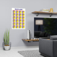 Maryland Jurisdictions OB Poster - 180 gsm paper 