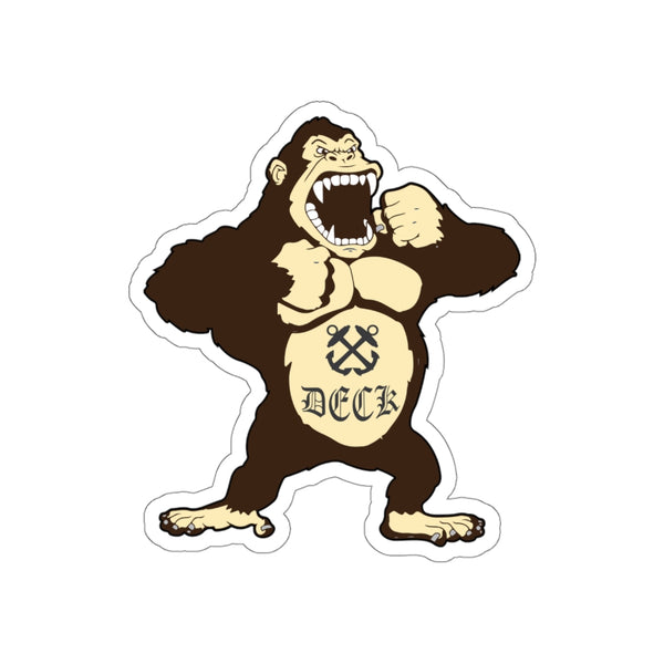 Navy Deck Ape (BM) Die-Cut Stickers