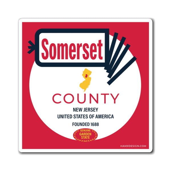 Somerset County NJ pr Magnet 