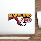 Maryland Area Code (240) Die-Cut Stickers