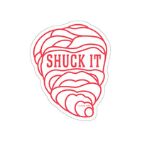 Shuck It Oyster Diecut Sticker