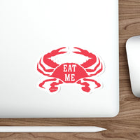 Eat Me Crab Diecut Sticker