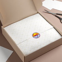 Maryland Crab Round Vinyl Stickers 