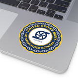 Navy Gas Turbine System Technician Electrical (GSE) Round Vinyl Stickers