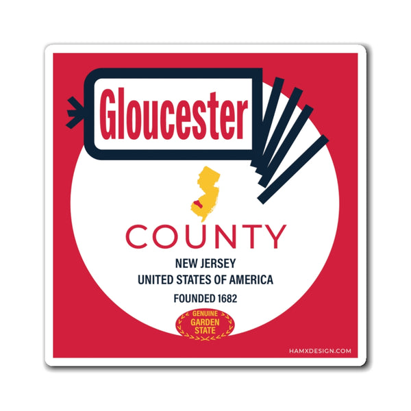 Gloucester County NJ pr Magnet 