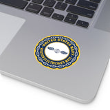 Navy Aviation Electrician's Mate (AE) Round Vinyl Stickers